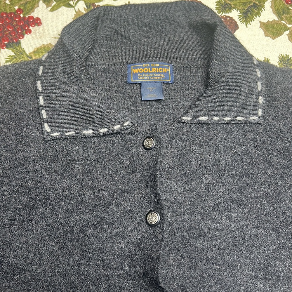 Woolrich Button Up Jacket With Embroidered Villag… - image 7